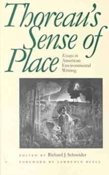 Image for Thoreau's Sense of Place