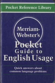 Image for Merriam-Webster's Pocket Guide to English Usage