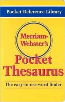 Image for Merriam-Webster's pocket thesaurus
