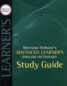 Image for Merriam-Webster's advanced learners English dictionary study guide