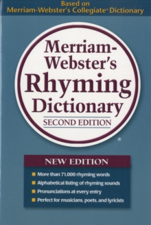 Image for Merriam-Webster's rhyming dictionary  : a guide for creating lyrical expressions