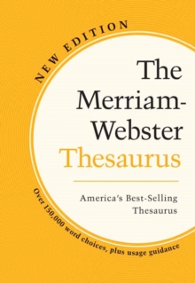 Image for The Merriam-Webster Thesaurus : America's Best Selling Thesaurus