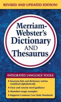 Image for Merriam-Webster's dictionary and thesaurus