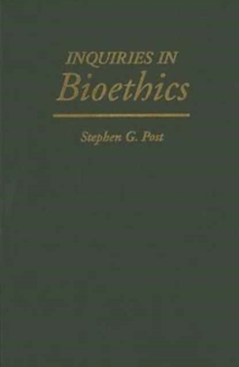 Image for Inquiries in Bioethics
