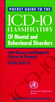 Image for Pocket Guide to the ICD-10 Classification of Mental and Behavioral Disorders : With Glossary and Diagnostic Criteria for Research