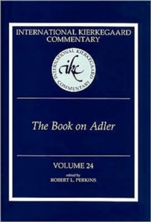 Image for Ikc 24 Book On Adler, The:  Volume 24 The Book On Adler (H770/Mrc)