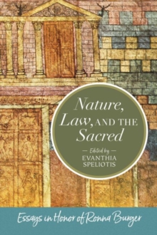 Image for Nature, Law, and the Sacred : Essays in Honor of Ronna Burger