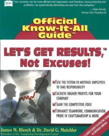 Image for Let's Get Results, Not Excuses