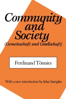 Image for Community and Society