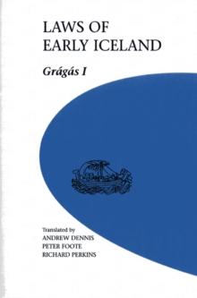 Image for Laws of Early Iceland : Gragas I