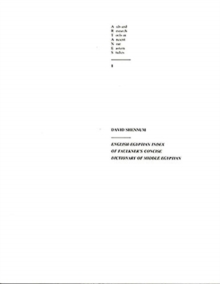 English-Egyptian Index of Faulkner's Concise Dictionary of Middle Egyptian