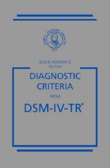 Image for Diagnostic criteria from DSM-IV-TR