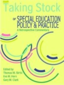Image for Taking Stock of Special Education Policy and Practice