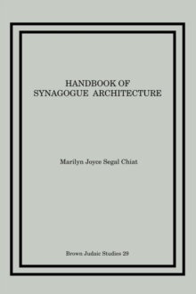 Image for Handbook of Synagogue Architecture