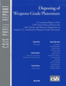 Image for Disposing of Weapons-Grade Plutonium