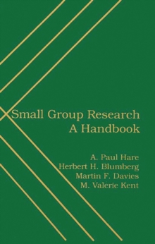 Image for Small Group Research : A Handbook