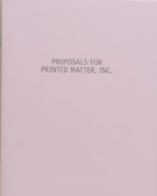 Image for Proposals for Printed Matter