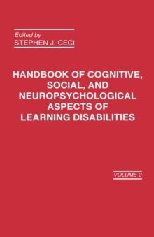 Image for Handbook of Cognitive, Social, and Neuropsychological Aspects of Learning Disabilities