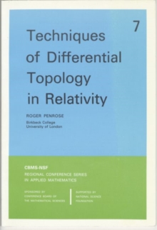 Image for Techniques of Differential Topology in Relativity