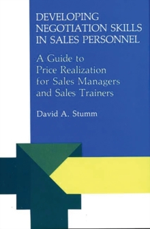 Developing Negotiation Skills in Sales Personnel