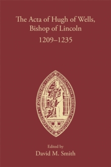Acta of Hugh of Wells, Bishop of Lincoln 1209-1235
