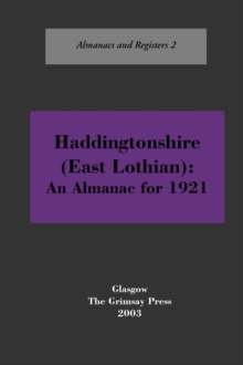 Image for Haddingtonshire (East Lothian)