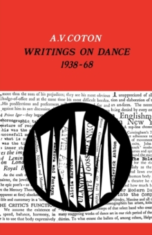 Image for Writings on Dance, 1938-68