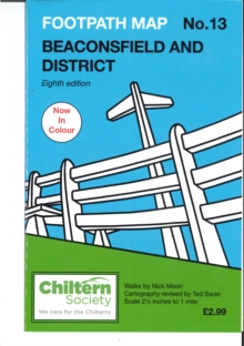 Chiltern Society Footpath Map No. 13 Beaconsfield and District: Eighth Edition – In Colour