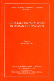 Image for JUDICIAL COMPARATIVISM IN HUMAN RIGHTS