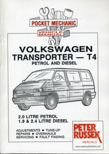 Image for Pocket Mechanic for Volkswagen Transporter, T4 Model, 2.0 Litre Petrol, 1.9 and 2.4 Litre Diesel, Since Introduction