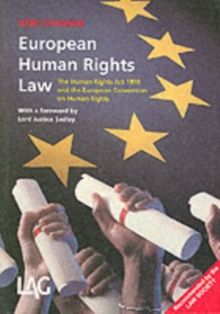 Image for European human rights law  : the Human Rights Act 1998 and the European Convention on Human Rights