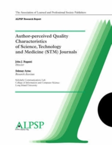 Image for Author-perceived Quality Characteristics of STM Journals