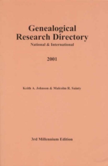 Image for Genealogical Research Directory