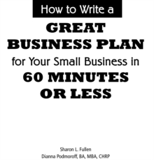 Image for How to Write a Great Business Plan for Your Small Business in 60 Seconds or Less