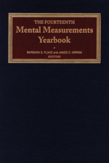 Image for The Fourteenth Mental Measurements Yearbook