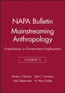 Image for Mainstreaming Anthropology