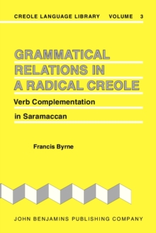 Image for Grammatical Relations in a Radical Creole