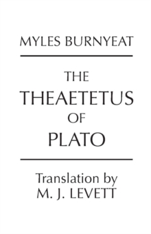 Image for The Theaetetus of Plato