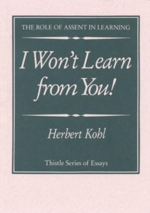 Image for I Won't Learn from You!