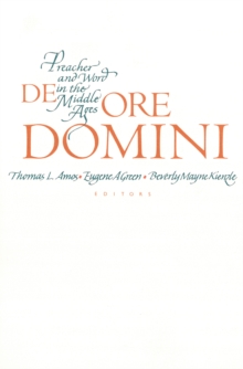 Image for De Ore Domini : Preacher and Word in the Middle Ages