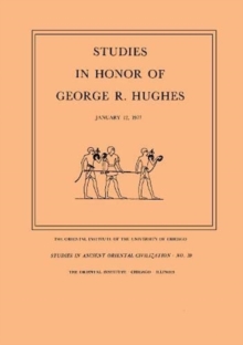 Image for Studies in Honor of George R. Hughes