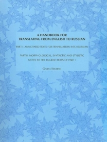 Image for Handbook for Translating from Russian into English