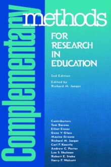 Image for Complementary Methods for Research in Education