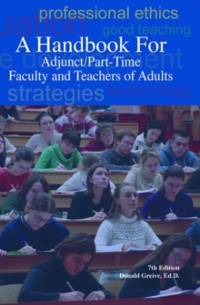 Handbook for Adjunct/Part-Time Faculty and Teachers of Adults