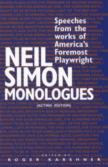 Image for Neil Simon Monologues