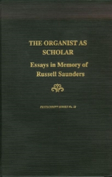 Image for Organist as Scholar