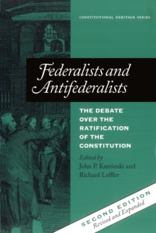 Image for Federalists and Antifederalists