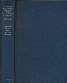 Index to the Court Books of the Stationers' Company, 1679 to 1717