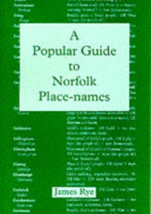 Image for A Popular Guide to Norfolk Place Names