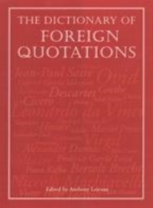 Image for The Concise Dictionary of Foreign Quotations